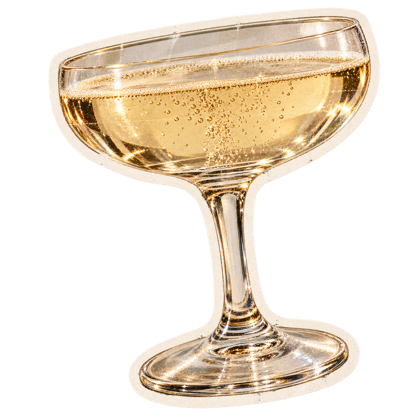 Champagne coupe.